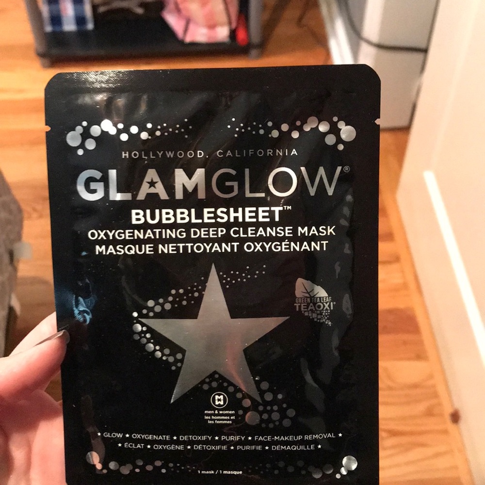 glamglow bubble sheet mask